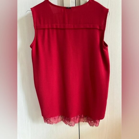 Liu Jo Scarlet Sleeveless Blouse with Lace Detail - Picture 6 of 6